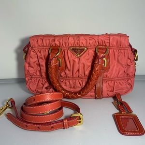 PRADA
Prada Pink Gaufre Nylon Crossbody